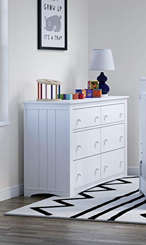 Storkcraft Graco Hadley 6 Drawer (White) Dresser