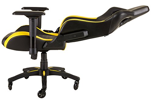 CORSAIR CF-9010015 WW T1 Gaming Chair Racing Design, Black/Yellow