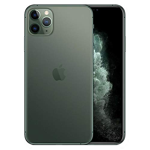Apple iPhone 11 Pro Max, 64GB, Midnight Green - Fully Unlocked (Renewed)