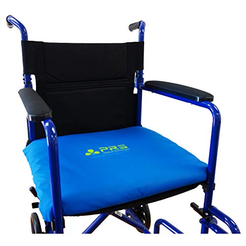 PURAP Wheelchair, Lift Chair & Scooter Cushion - Prevent & Heal Pressure Sores - Low Pressure Fluid 3D Flotation Technology - 18 x 20 x 1.5 inches - Blue