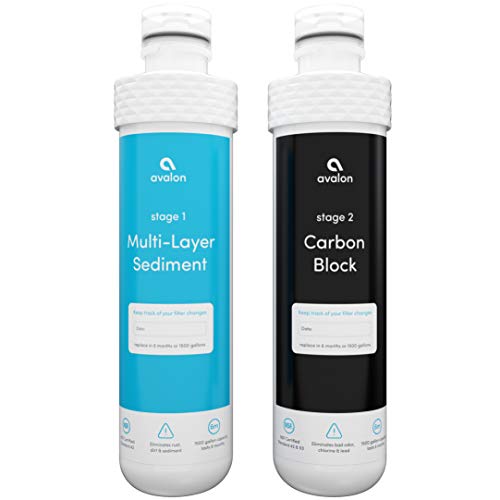 Avalon A5BLK Self Cleaning Bottleless Water Cooler Dispenser, UL/Energy star, NSF certified Filters, Black Stainless Steel, full size