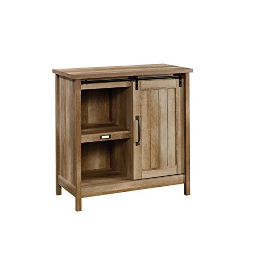 Sauder Adept Storage Accent Storage Cabinet, For TV's up to 39", Craftsman Oak finish