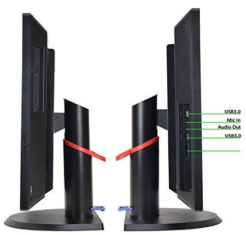 Lenovo ThinkCentre M93Z 23in FHD All-in-One AIO Premium Flagship Desktop Computer, Intel Quad Core i5-4570S up to 3.6 GHz, 8GB RAM, 500GB HDD, DVD, WiFi, Windows 10 Professional (Renewed)