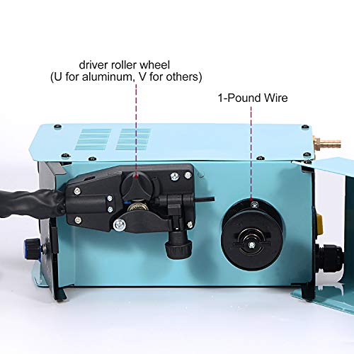 150Amp MIG Wire Welder,110V&220V AC-DC MIG&ARC&Aluminum Gas And Wire No Gas Inverter Multi-Process Welding Machine With Lcd Display Inverter Portable
