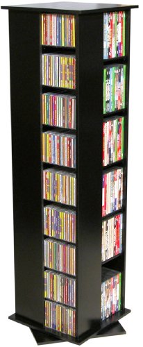 Venture Horizon VHZ Entertainment Revolving Revolving Tower Finish: Light Walnut