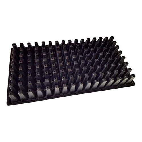 128 Cell Seedling Tray - Extra Strength 60 Pack, Seed Starter Grow Trays for Starting Plantings Propagation, Germination 1020 Plug Flat