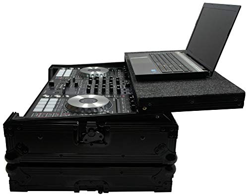 Harmony HCDDJSXLTBK Flight Glide Laptop Tray DJ Custom Case for Pioneer DDJ-SX3