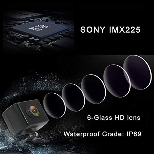 weivision Super Hd 1080P Car 360 Degree Bird View Surround System DVR Record Backup Camera Parking Monitoring with Sony Sensor