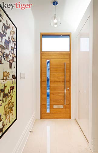 18 Inch Square Flat Shape Bar Stainless Steel Modern Contemporary Entry Door Handle Towel Bar Ladder Pull Shower Glass Sliding Barn Door Interior Exterior Door Pull Push Matte Black Painted Finish