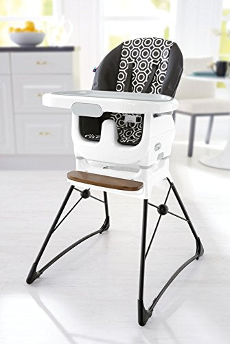 Fisher-Price Jonathan Adler Deluxe High Chair, Black/White