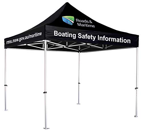 UNIQ SIGNS 10x10 Premium Pop up Canopy Commercial Tent Imprinted Fair Vendor Tent with Your Logo