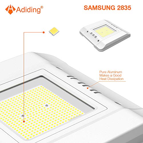 LED Canopy Light Adiding 150W Carport Driveway Gas Station Ceiling Light(600W HID/HPS Equivalent)-120Lm/W 5000K Daylight White 100-277V IP65 for Warehouse Garages Underpasses Parking Lot ETL G2