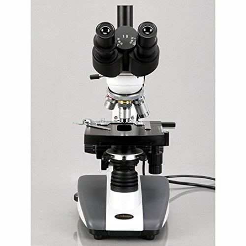 LED Trinocular Biological Compound Microscope 40X-2500X