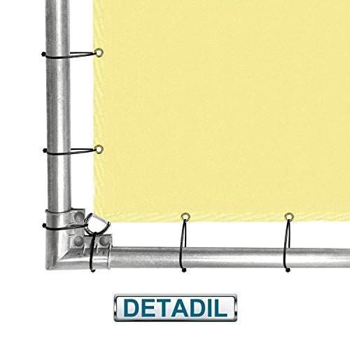 Coarbor Rectangle 6'x14' Straight Edge Waterproof Sun Shade Sail with Grommets for Pergola Patio Gazebo Pool Awning