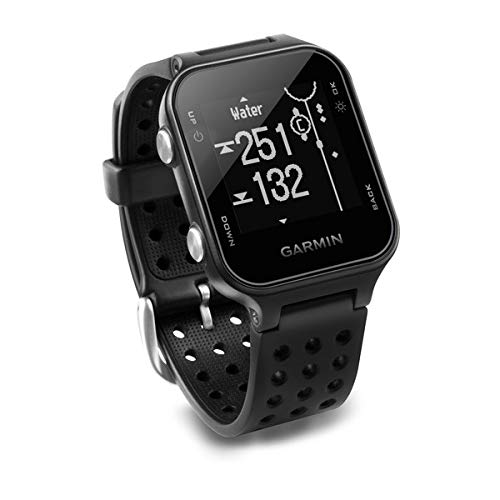 Garmin Approach S20, GPS Golf Watch with Step Tracking, Preloaded Courses, Slate