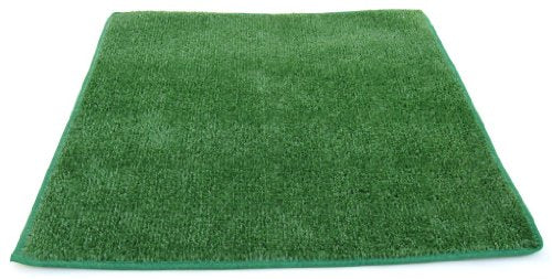 12' Round - Green 1/4" Thick - 8 oz. Artificial Grass Turf Carpet Indoor Outdoor Area Rug with Finished Edges