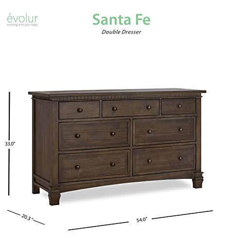Evolur Cheyenne and Santa Fe Double Dresser