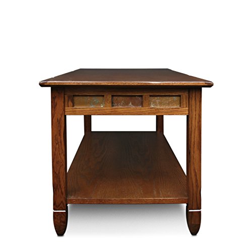 Leick Rustic Oak Chairside End Table