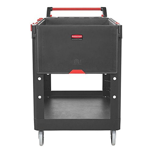 Rubbermaid Commercial Products 1997208 Heavy Duty Adaptable Utility Cart, Black, Medium, 51.47" Height, 36.00" Width