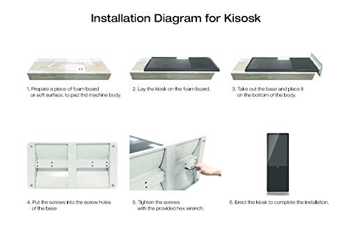 LEDscopic ISTS-01 43INCH i-Touch Screen Kiosk Computer for Public Places/Sign (43)