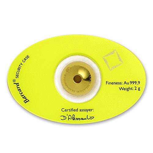 2015 CH 2 gram Cook Islands $10 Gold Sphere Coin Valcambi Gold Brilliant Uncirculated