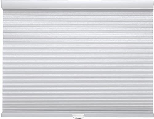Trader Blinds Cordless Light Filtering Cellular Shade White 60" W x 60" H