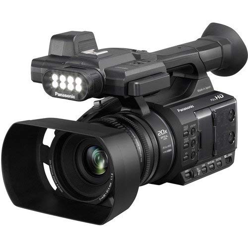 Panasonic AG-AC30 Full HD Camcorder (AG-AC30PJ) with 64GB Memory Card, LED Light, Case, Telephoto Lens, and More - Advanced Bundle