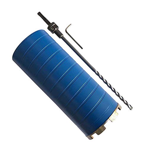 Dry Core Bit for Brick and Block with Pilot Bit - 4-1/4" Diameter - SDS Plus Arbor - #30/40 Diamond