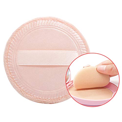MJcoffee 2Pcs Facial Beauty Sponge Powder Puff Cosmetic Tool Round Applicator Pads For Face Foundation Makeup