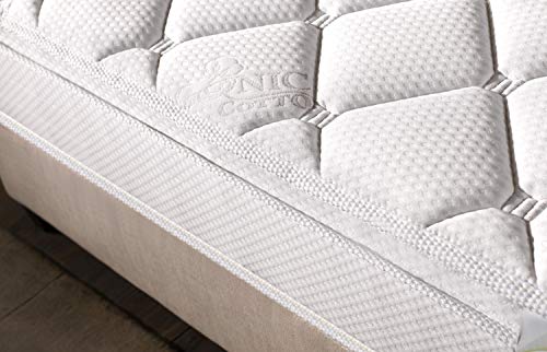 Oliver Smith Organic Cotton 12in Plush Euro Pillow Top Cool Memory Foam & Pocket Spring Mattress Green Foam Certified California King
