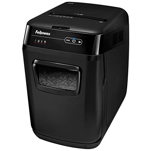 Fellowes AutoMax 150C 150-Sheet Cross-Cut Auto Feed Shredder with Jam Protection for Hands-Free Shredding (4680001)