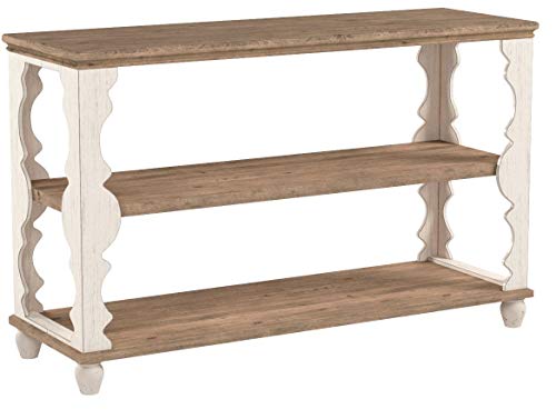 Signature Design by Ashley - Camp Ridge Console Sofa Table - Rustic Farmhouse Style - Light Brown