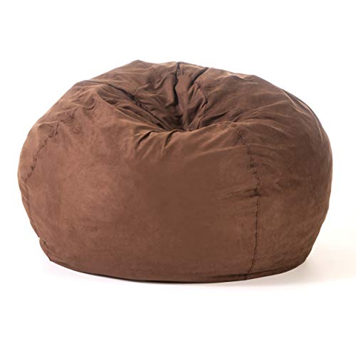 Christopher Knight Home Waldo 5 Feet Bean Bag, French Roast