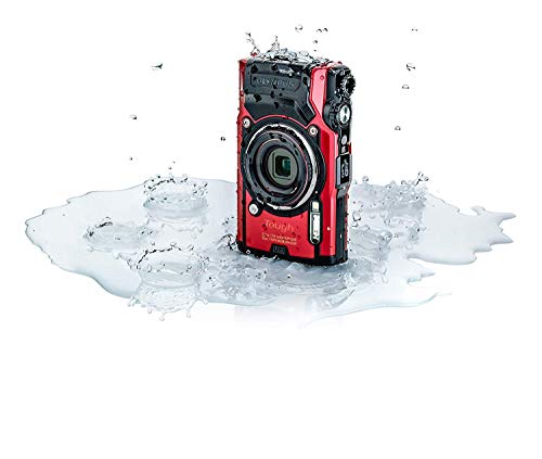 Olympus Tough TG-6 Digital Camera with Deluxe Accessory Bundle - Includes: SanDisk Ultra 64GB Memory Card + Flexible Tripod + Extreme Cloth + More (Red)…