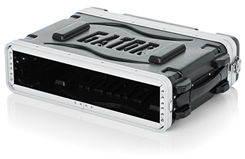 Gator Cases Lightweight Molded 2U Rack Case with Heavy Duty Latches; Shallow 14.25" depth (GR-2S)