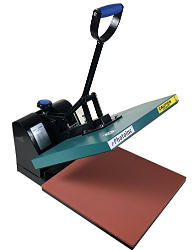 ePhotoInc 15 x 15 Digital Clamshell Heat Press Transfer T-Shirt Sublimation Press Machine EPH15G