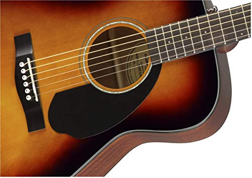 Fender CC-60S Acoustic Guitar (3-Color Sunburst, Walnut Fingerboard)