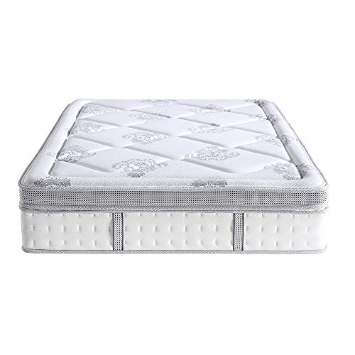 Classic Brands Gramercy Euro-Top Cool Gel Memory Foam and Innerspring Hybrid 14-Inch Mattress, Twin