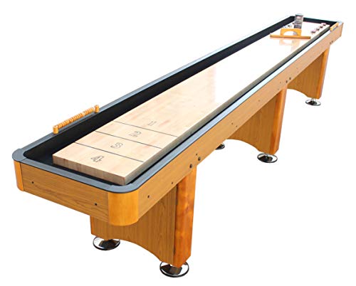 Playcraft Woodbridge 16' Honey Oak Shuffleboard Table