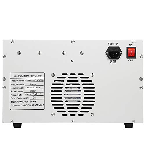 Happybuy Reflow Oven T962A 110V Reflow Soldering Machine 1500W 300x320 mm Professional Infrared Heater