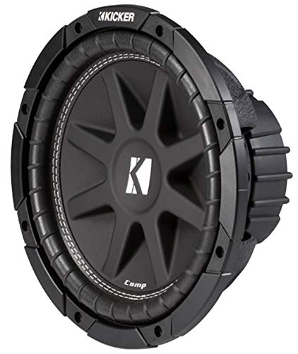 2 Kicker 43C104 10" 600 Watt Car Subwoofers + Box + 1100W Amplifier + Wire Kit