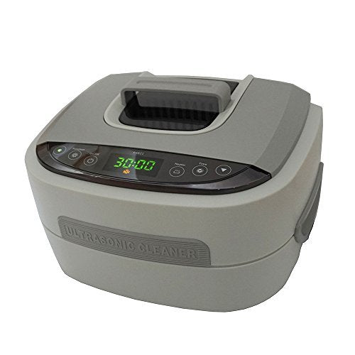 iSonic P4821 Commercial Ultrasonic Cleaner, Plastic Basket, 110V, 2.6 Quart/2.5 L, Beige