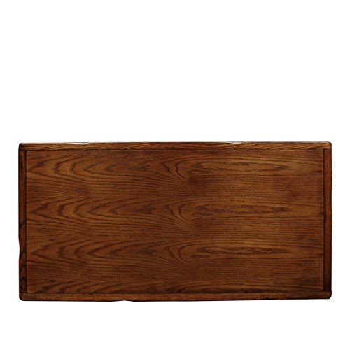 Leick Rustic Oak Chairside End Table