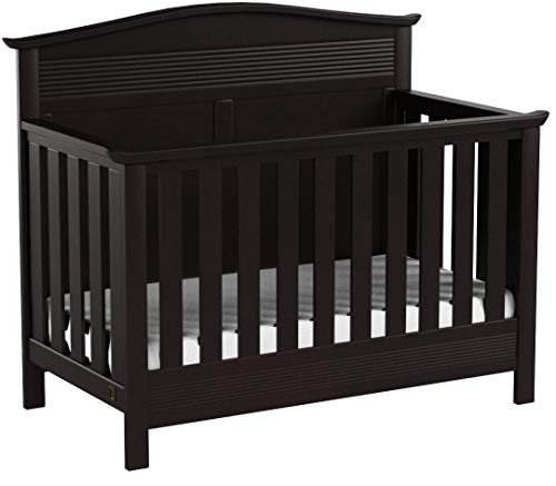 Serta Barrett 4-in-1 Convertible Baby Crib, Dark Chocolate