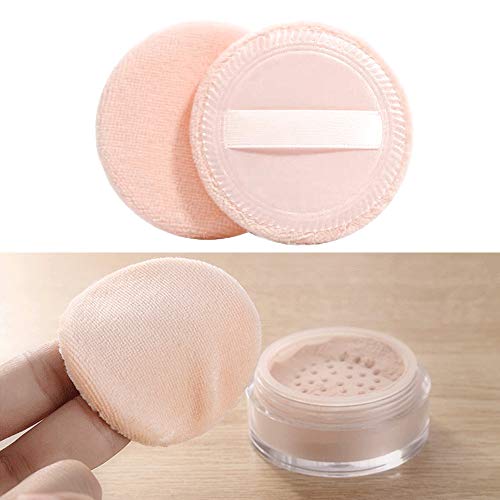 MJcoffee 2Pcs Facial Beauty Sponge Powder Puff Cosmetic Tool Round Applicator Pads For Face Foundation Makeup