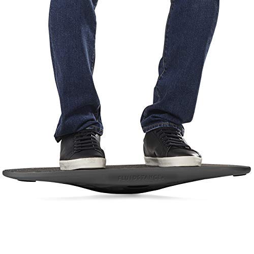 FluidStance Balance Board for Standing Desk | Wobble Board for Under Desk Exercise (Storm)