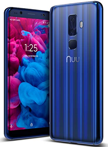 NUU Mobile G3 Unlocked Cell Phone 64GB + 4GB RAM - 5.7" Android Smartphone - Ruby Red