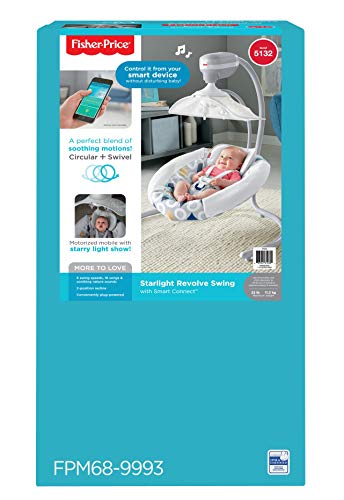 Fisher-Price Starlight Revolve Swing with Smart Connect