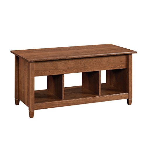 Sauder Edge Water Coffee Table, Auburn Cherry finish