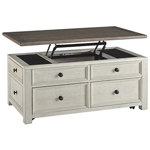 Signature Design by Ashley Bolanburg Lift Top Cocktail Table Two-tone